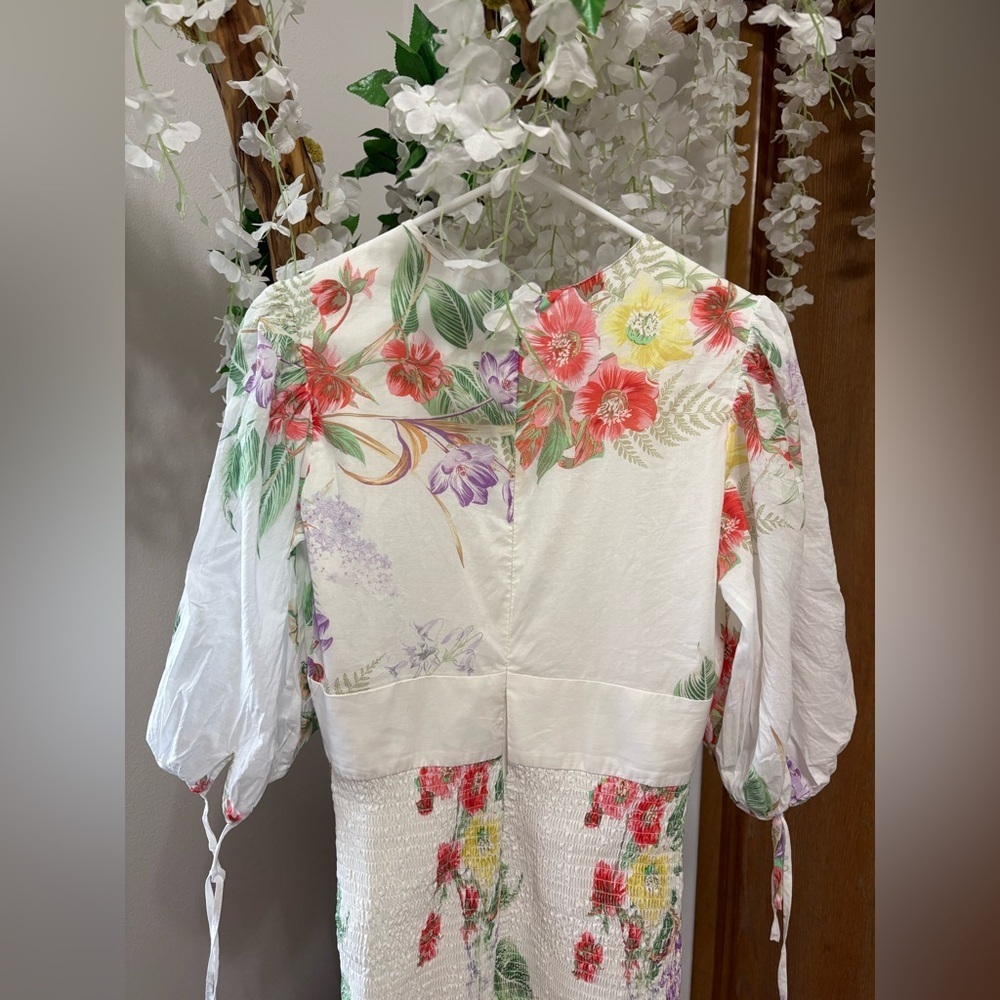Amanda Uprichard White Floral Maxi Dress 🌼 - Picture 5 of 5